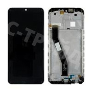 Дисплей для Xiaomi Redmi 8/8A (M1908C3IC) модуль с рамкой Черный - OR