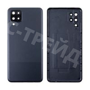 Задняя крышка для Samsung Galaxy A12/A12 Nacho (A125F/A127F) Черный - Премиум