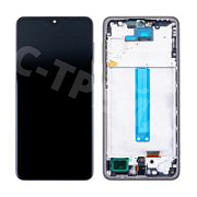 Дисплей для Samsung Galaxy A33 5G (A336B) модуль с рамкой Черный - (OLED)