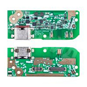 Шлейф для Doogee S100 плата на системный разъем/микрофон - Премиум