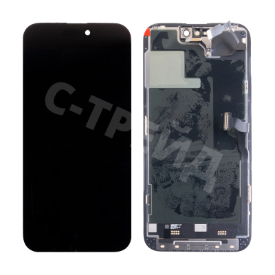 Дисплей для iPhone 14 Pro Max (A2895) в сборе с тачскрином Черный - OR (SP) (с верификацией “Новая запчасть”)
