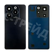 Задняя крышка для Infinix Hot 40 (X6836) Черный - Премиум