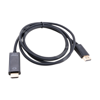 Кабель DisplayPort - HDMI (DP 1.2, HDMI 2.0, 1,8 м, однонаправленный) Черный