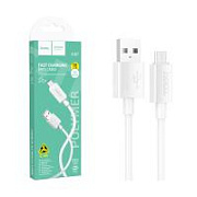 Кабель USB - MicroUSB Hoco X107 (2.4A) Белый