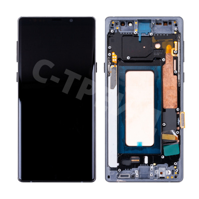 Дисплей для Samsung Galaxy Note 9 (N960F) модуль с рамкой Черный - (In-Cell)