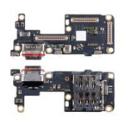 Шлейф для Realme GT 7T (RMX5085) плата системный разъем/разъем SIM/микрофон - Премиум