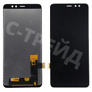 Дисплей для Samsung Galaxy A8+ 2018 (A730F) в сборе с тачскрином Черный - (In-Cell)