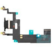 Шлейф для iPhone Xr (A2105) на системный разъем/микрофон Черный