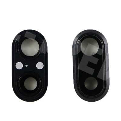 Стекло камеры для iPhone 8 Plus в сборе с рамкой Черный