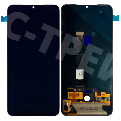 Дисплей для Xiaomi Mi 9 (M1902F1G) в сборе с тачскрином Черный - (OLED)