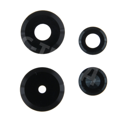 Стекло камеры для Infinix Note 30i (X6716) (комплект 4 шт.) Черный