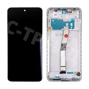 Дисплей для Xiaomi Redmi Note 9S/9 Pro (M2003J6A1G/M2003J6B2G) модуль с рамкой Серебро - OR