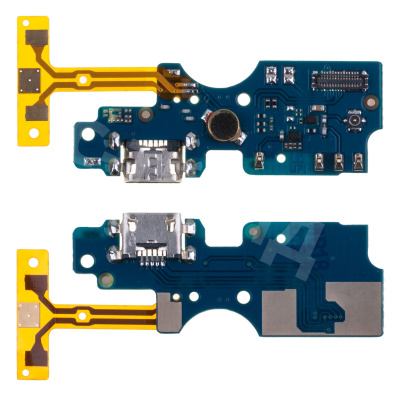 Шлейф для Itel A48 (L6006) плата на системный разъем/микрофон