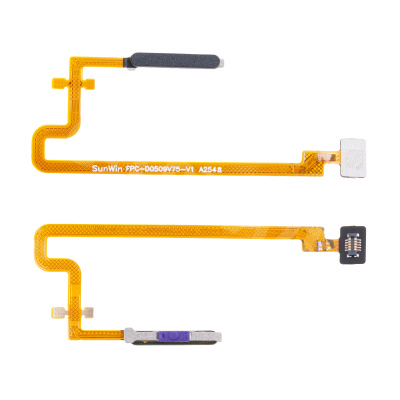 Шлейф для Infinix Hot 30 4G (X6831) сканер отпечатка пальцев Черный