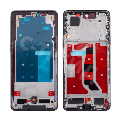 Рамка дисплея для Huawei Honor 50 (NTH-NX9) Серебро (возможен дефект ЛКП)