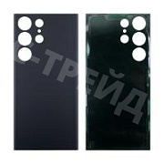 Задняя крышка для Samsung Galaxy S23 Ultra (S918B) Черный - Премиум