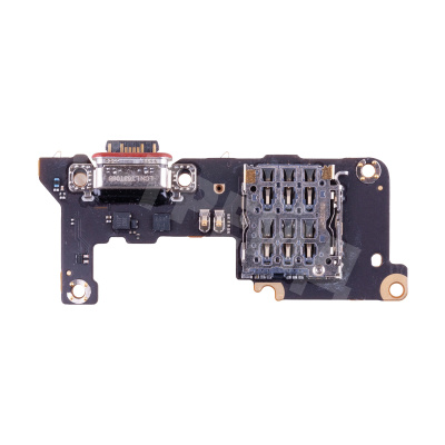 Шлейф для Xiaomi 15T (25069PTEBG) плата системный разъем/разъем SIM/микрофон - Премиум