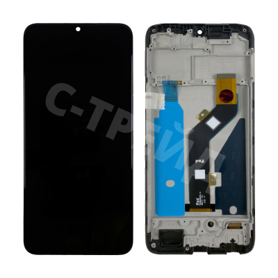 Дисплей для Infinix Smart 6 Plus (X6823C) модуль с рамкой Черный - OR
