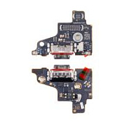 Шлейф для Xiaomi 12 Lite (2203129G) плата на системный разъем/микрофон - Премиум