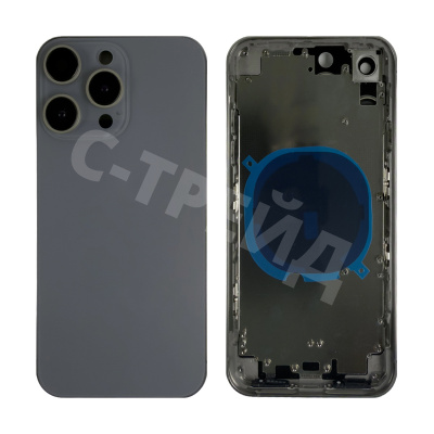 Корпус для iPhone Xr (A2105) в стиле iPhone 16 Pro Серый