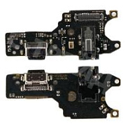 Шлейф для Xiaomi Redmi Note 9 (M2003J15SC) плата системный разъем/разъем гарнитуры/микрофон