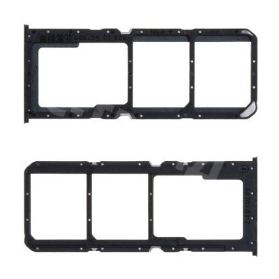 Держатель SIM для Realme 8 4G/8 Pro (RMX3085/RMX3081) Черный