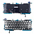 Подсветка клавиатуры для ноутбука MacBook Pro M1 13"/M2 13" A2338 (2020-2022, прямой Enter RU) Черный