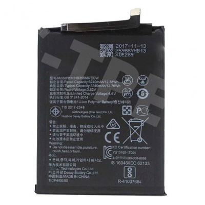 Аккумулятор для Huawei Nova 2 Plus/2i/2s/3i/P30 Lite/Honor 20S/7X/Mate 10 Lite (HB356687ECW)