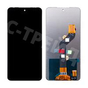 Дисплей для Tecno Pova 4 (LG7n) в сборе с тачскрином Черный - OR