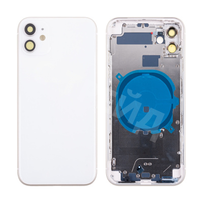 Корпус для iPhone 11 (A2221) (1 Sim) Белый - Премиум