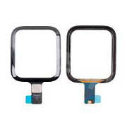 Стекло для переклейки Apple Watch 5/SE/SE 2022/SE 2023 (44 мм) в сборе с тачскрином и OCA пленкой сапфировое Черный