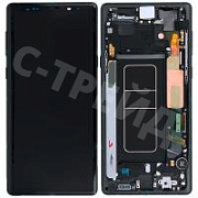 Дисплей для Samsung Galaxy Note 9 (N960F) модуль с рамкой Черный - OR (SP)