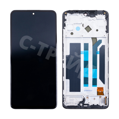 Дисплей для Xiaomi Redmi Note 12 Pro 4G (2209116AG) модуль с рамкой Черный - (OLED)