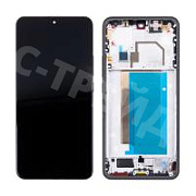 Дисплей для Xiaomi 13T (2306EPN60G) модуль с рамкой Черный - OR (SP)