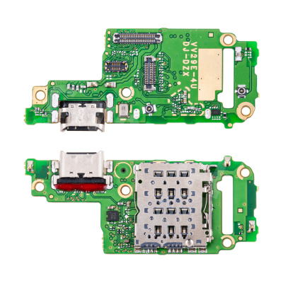 Шлейф для Vivo V29e (V2317) плата на системный разъем/разъем SIM/микрофон