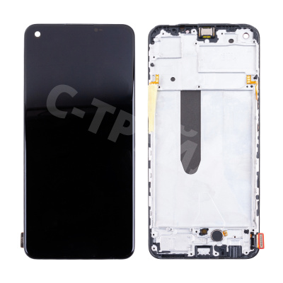 Дисплей для Realme 9 (RMX3521) модуль с рамкой Черный - OR