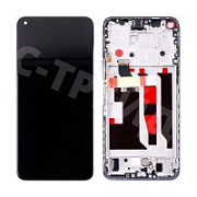 Дисплей для Huawei Honor 50 Lite/Nova 8i (NTN-LX1/NEN-LX1) модуль с рамкой Серебро - OR