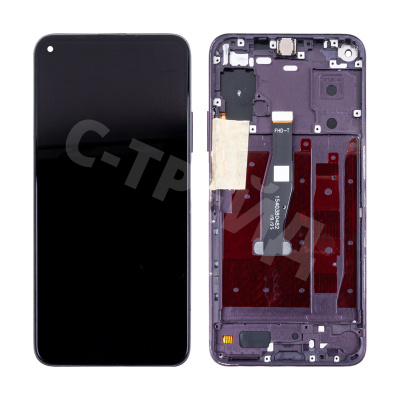 Дисплей для Huawei Honor 20 Pro (YAL-L41) модуль с рамкой Фиолетовый - OR