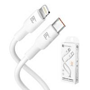 Кабель Type-C - Lightning BC X81 Soft (PD) Белый