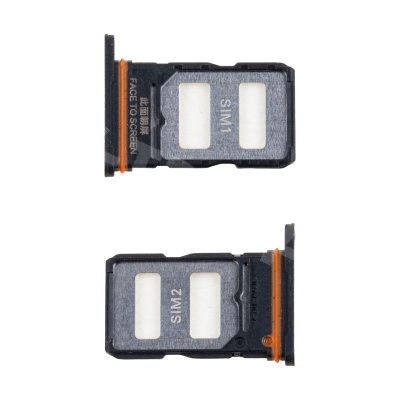 Держатель SIM для Xiaomi Poco F6 (24069PC21G) Черный