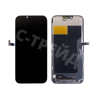 Дисплей для iPhone 13 Pro Max (A2645) в сборе с тачскрином Черный - (In-Cell, Full HD, 120 Гц) (с верификацией = с привязкой без ошибки)