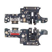 Шлейф для Motorola Moto G54 (XT2343-2) плата на системный разъем/разъем гарнитуры/микрофон - Премиум