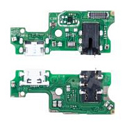 Шлейф для Infinix Hot 10S (X689D) плата на системный разъем/разъем гарнитуры/микрофон