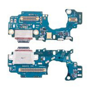 Шлейф для Samsung Galaxy Z Flip3 (F711B) плата системный разъем/микрофон - Премиум