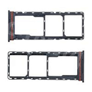 Держатель SIM для Tecno Spark 30 Pro (KL7) Черный