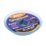 Поглотитель олова (оплётка) Mechanic R-350 (2.0 мм*1.5 м)