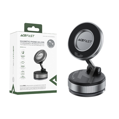 Автомобильный держатель Acefast E28 (магнитный, на приборную панель) Серый