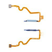 Шлейф для Infinix Hot 40/40 Pro/40i (X6836/X6837/X6528B) сканер отпечатка пальцев Голубой