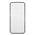 Защитное стекло "Стандарт" для iPhone 14 Pro Черный (Полное покрытие)