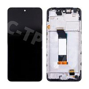 Дисплей для Xiaomi Poco M3 Pro 5G/Redmi Note 10T/10 5G (M2103K19Y/M2103K19PG/M2103K19G) модуль с рамкой Черный - OR
